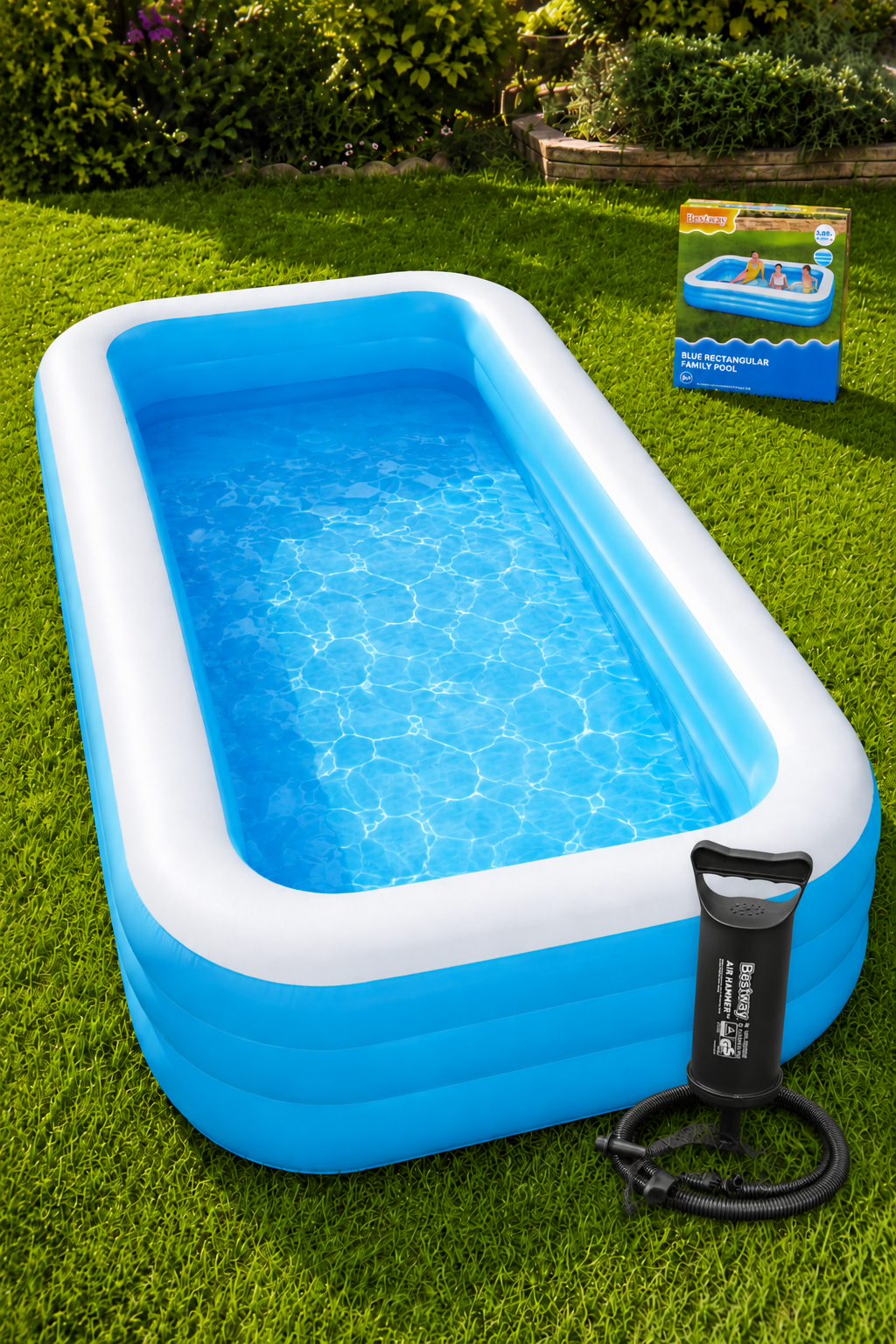 Piscine Gonflable Bestway Rectangulaire 3.05×1.83×56 cm – Piscine Familiale 6+