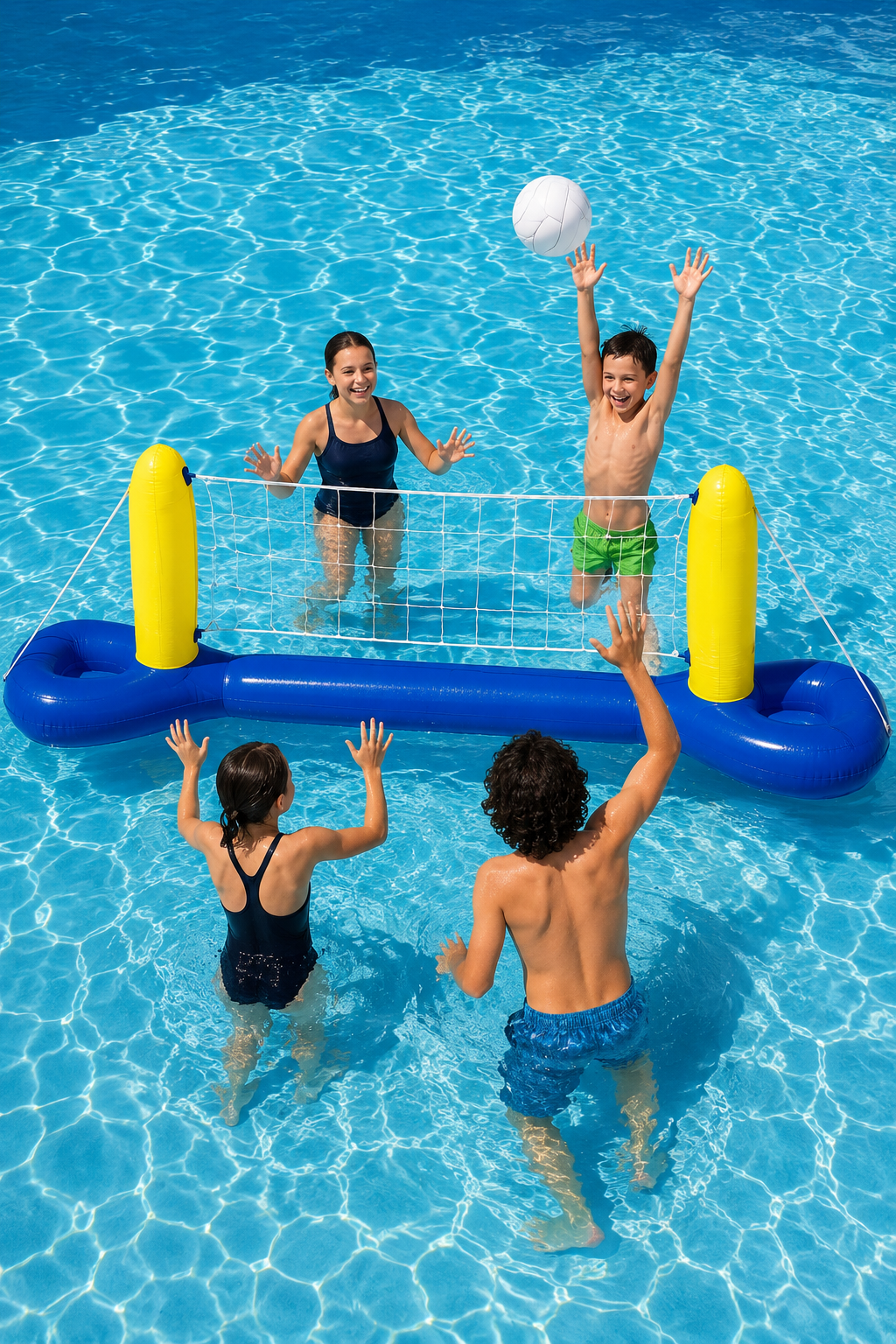 Jeu de Volley Piscine Gonflable Bestway – Filet Flottant avec Ballon