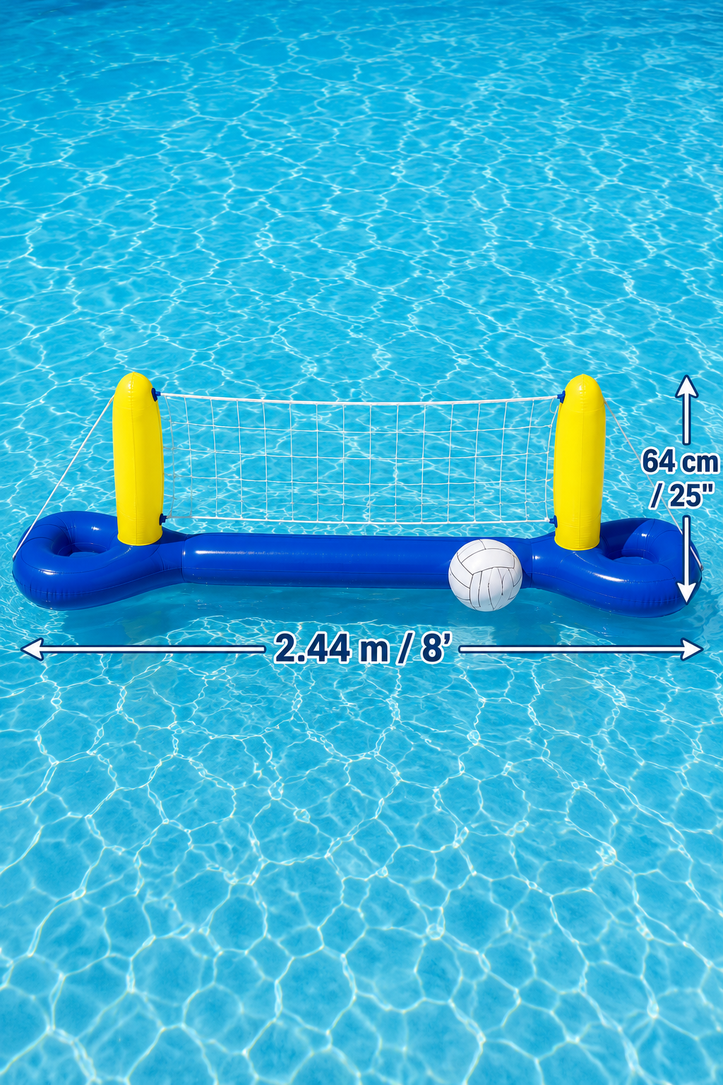 Jeu de Volley Piscine Gonflable Bestway – Filet Flottant avec Ballon