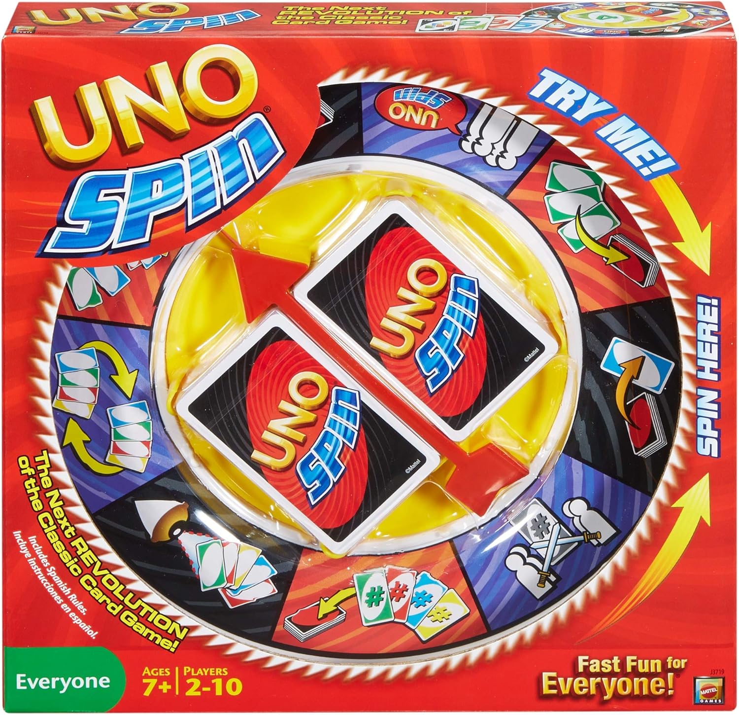 UNO Spin – Jeu de Cartes Révolutionnaire avec Roue Tournante