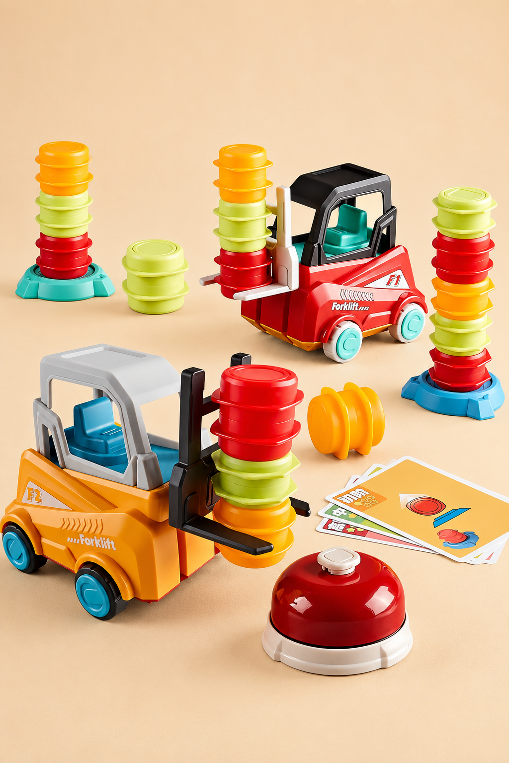 Jeu de Rapidité Forklift – Empilez, Chargez, Gagnez avec 2 Chariots Élévateurs