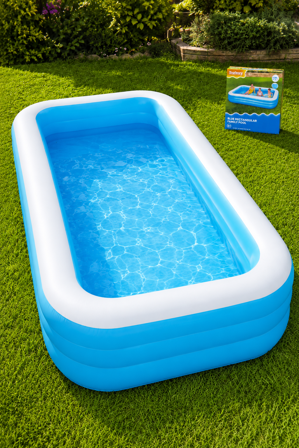 Piscine Gonflable Bestway Rectangulaire 3.05×1.83×56 cm – Piscine Familiale 6+