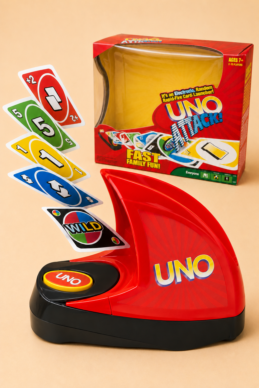 UNO Attack – Jeu de Cartes avec Lanceur Électronique