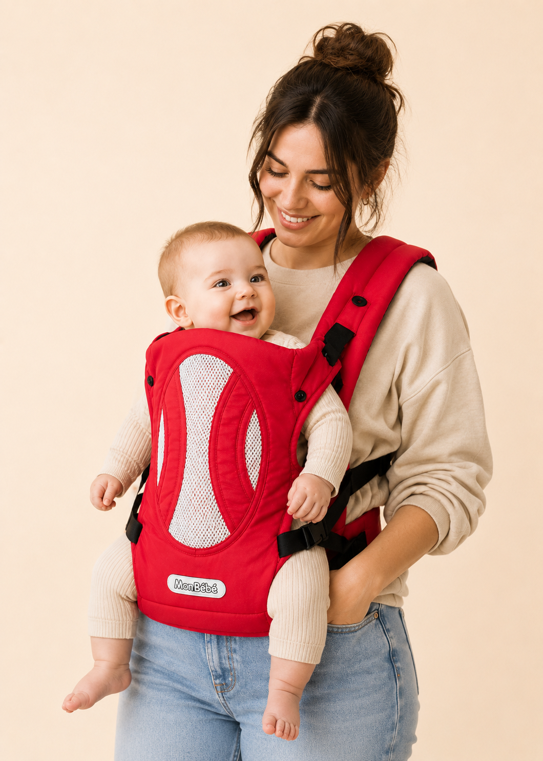 Porte-Bébé Ergonomique Mon Bébé – Porte-Bébé Confortable et Réglable