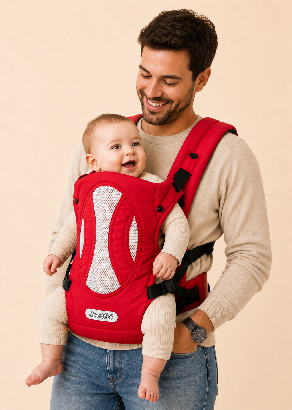 Porte-Bébé Ergonomique Mon Bébé – Porte-Bébé Confortable et Réglable