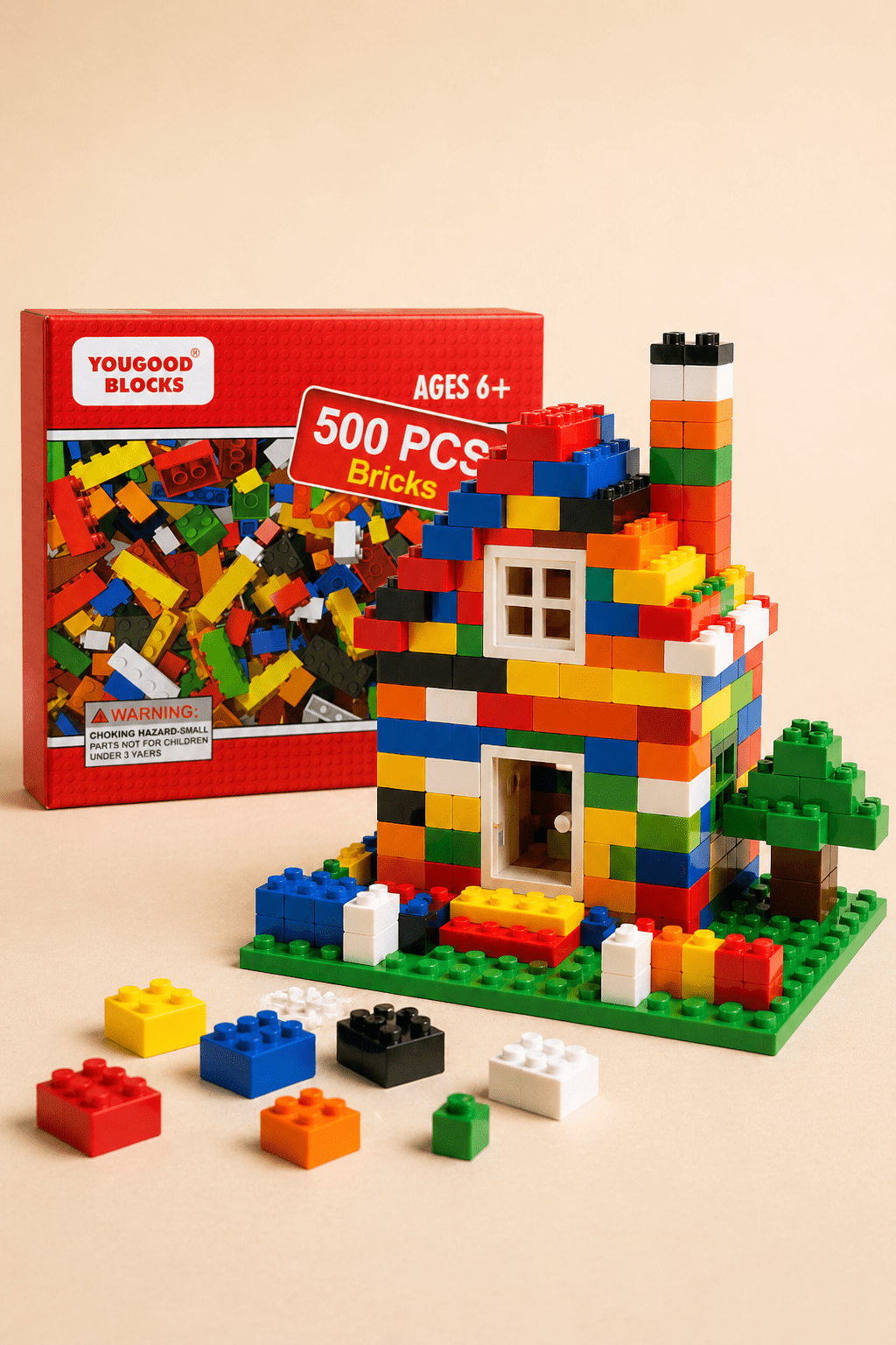 Mini Building Blocks 550 Pièces – Blocs de Construction Créatifs pour Enfants 6+