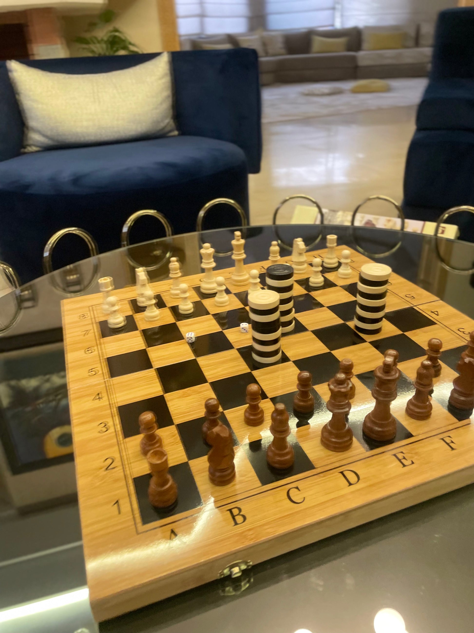 Pack Échecs Bambou & Cartes Fournier Originales - LIVRAISON GRATUITE