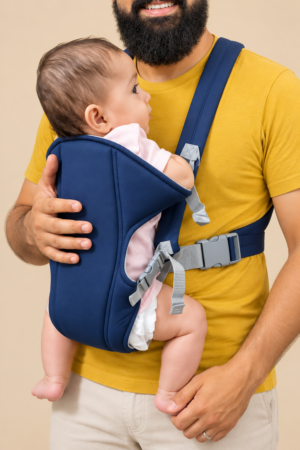 Porte-Bébé Ergonomique Ajustable – Dos ou Face à Soi