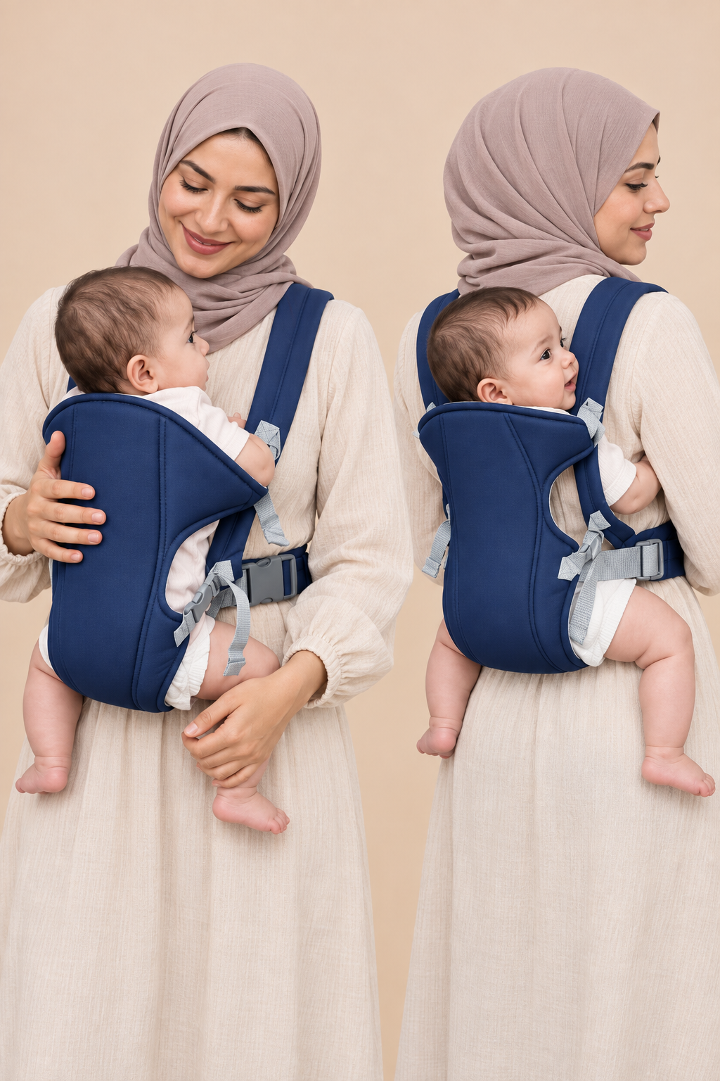 Porte-Bébé Ergonomique Ajustable – Dos ou Face à Soi