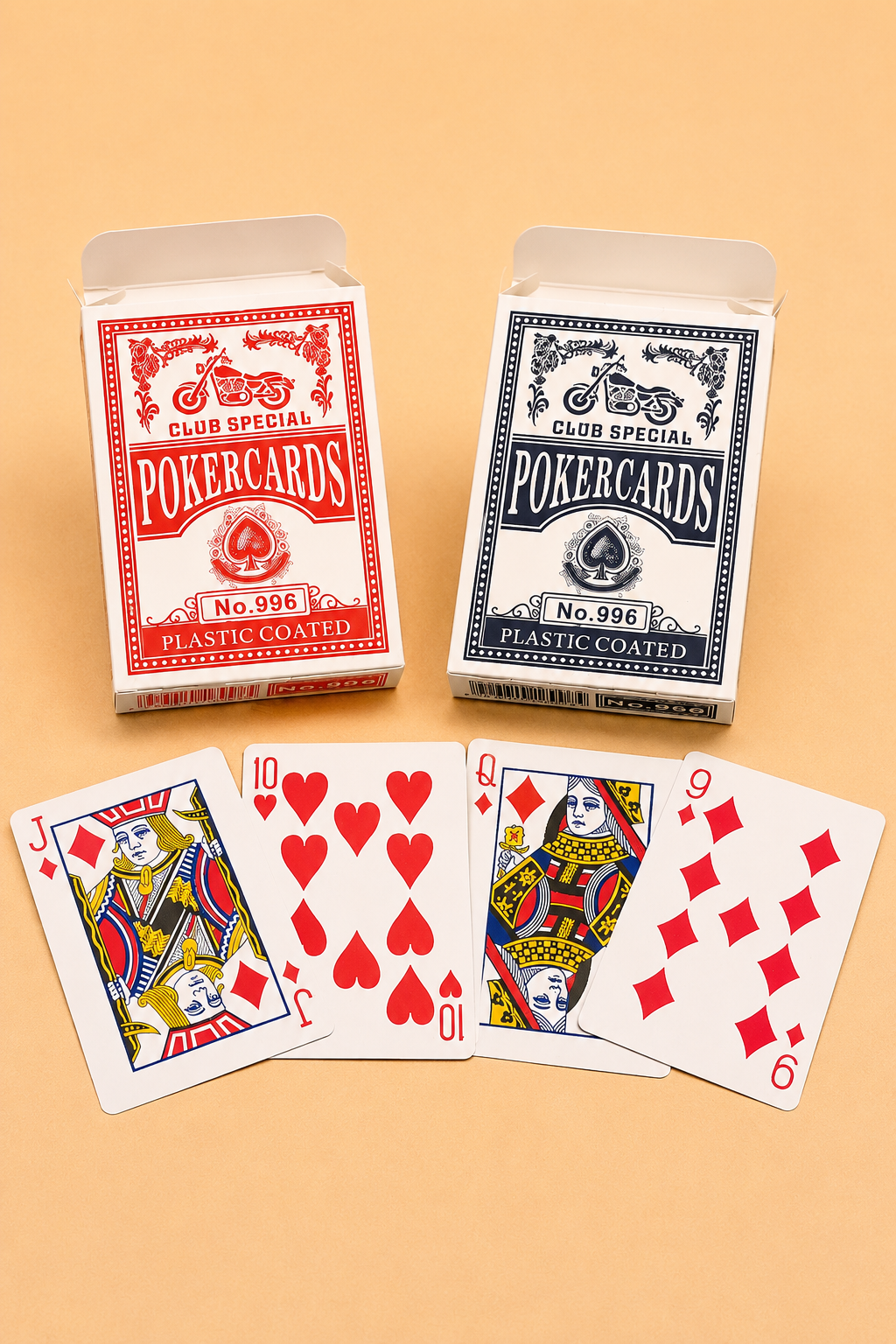 Lot de 2 Jeux de Cartes Classiques – Format POKER 54*2 Cartes