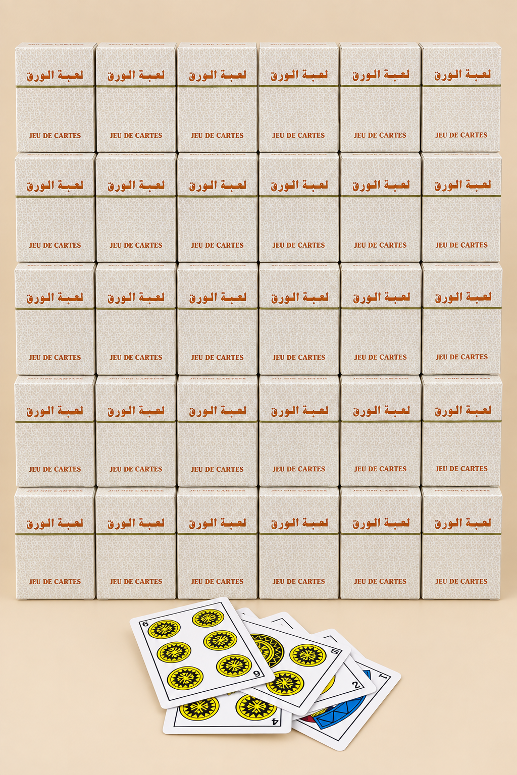 Lot de 24 Jeux de Cartes Ronda Boite Orange – Offre Quantité - Livraison Gratuite