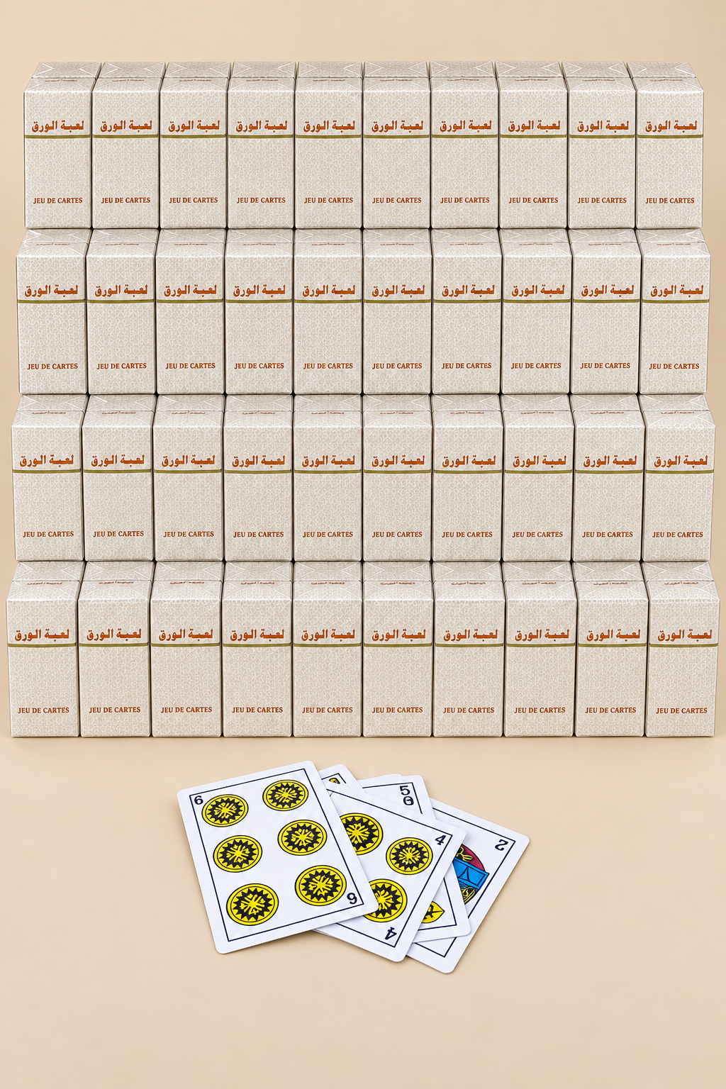 Lot de 24 Jeux de Cartes Ronda Boite Orange – Offre Quantité - Livraison Gratuite