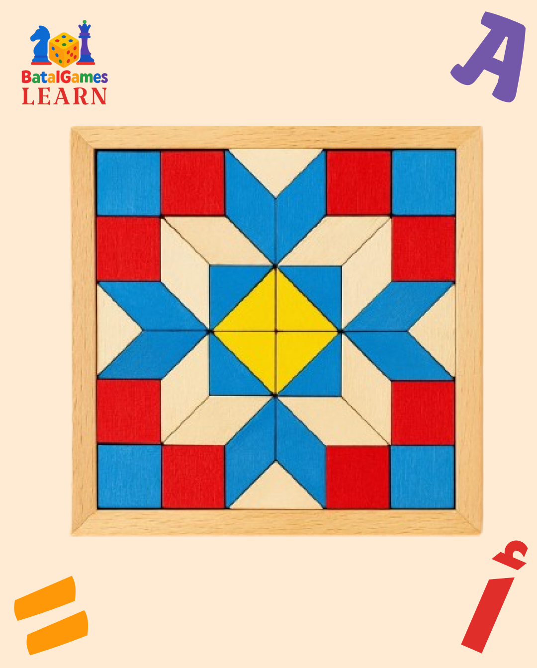 Mini Puzzle Montessori – Formes et couleurs éducatives