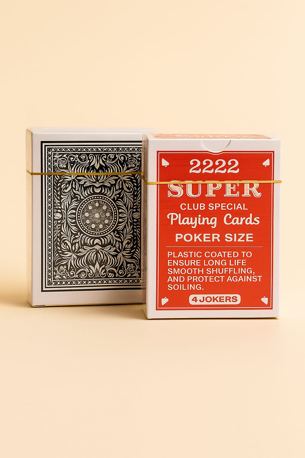 Lot de 2 Jeux de Cartes Classiques – Format POKER 54*2 Cartes