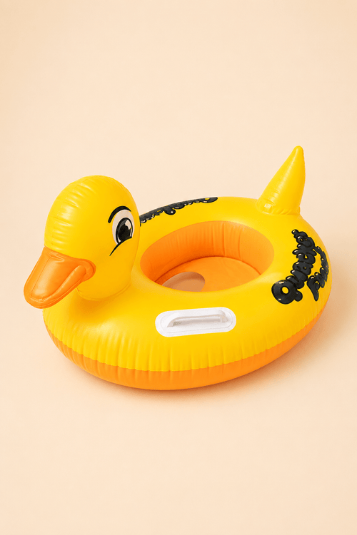 Bouée Canard Gonflable Enfant – Flotteur Piscine et Plage avec Poignées - Batal Games