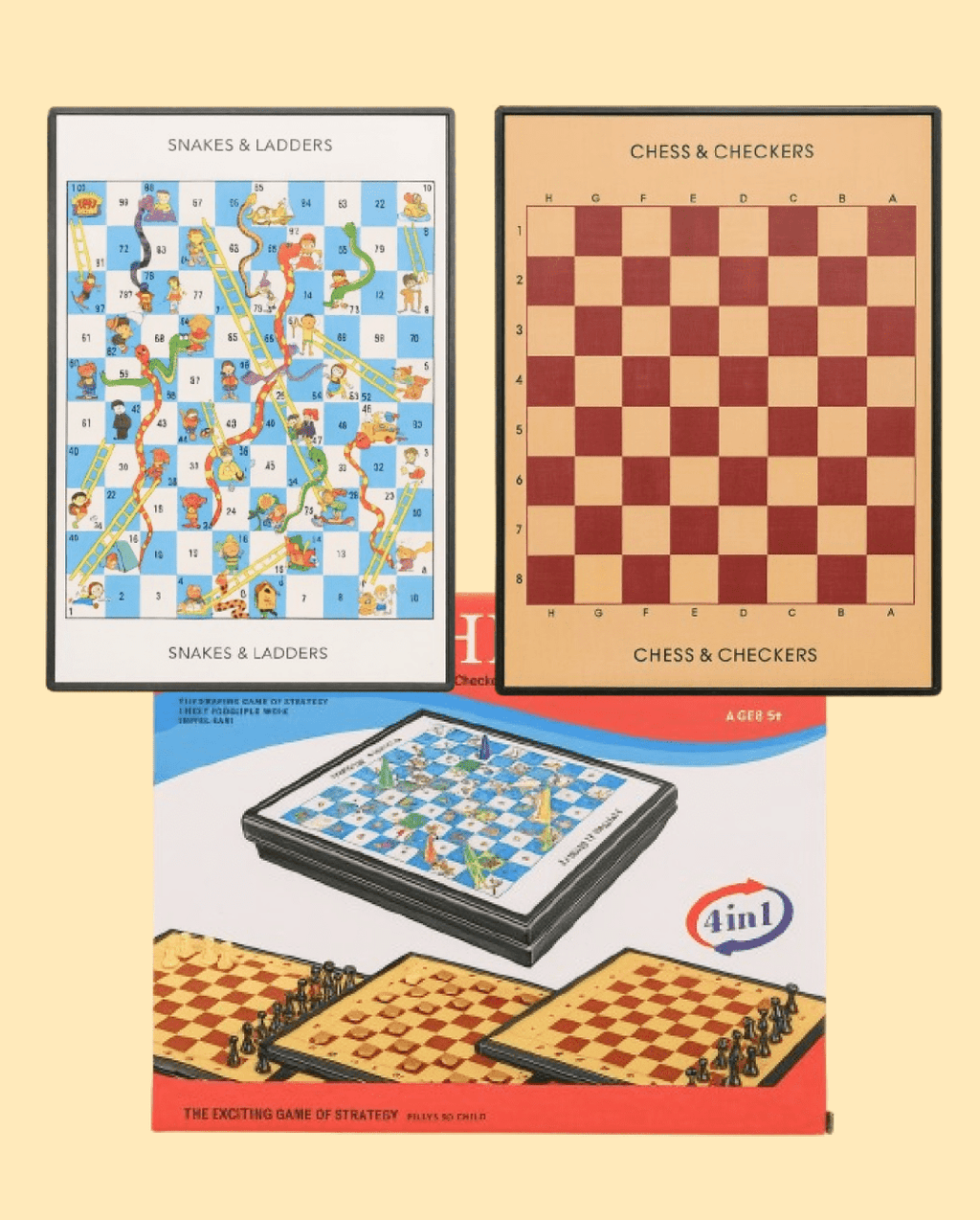 Chess Set Snakes & Ladders Edition | Jeu d’Échecs avec Serpents & Échelles - Batal Games