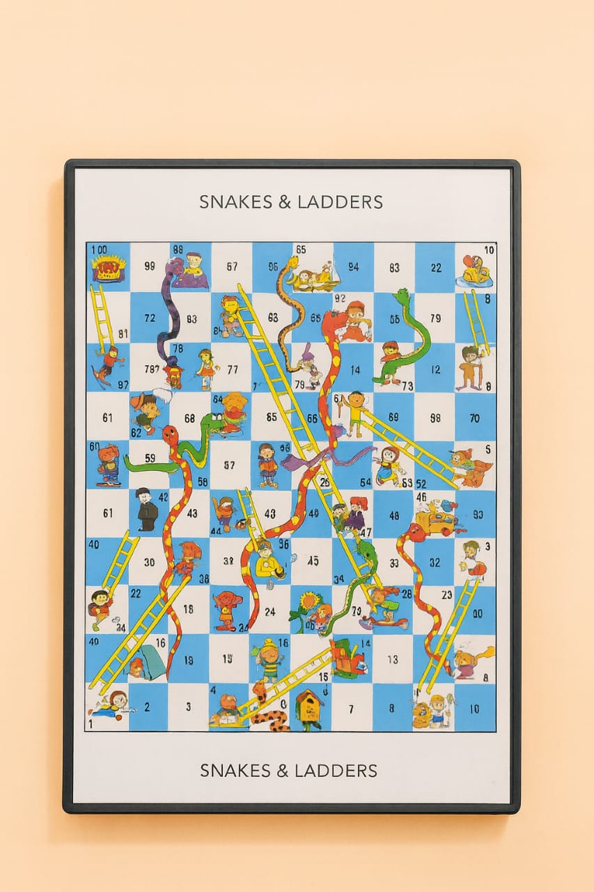 Chess Set Snakes & Ladders Edition | Jeu d’Échecs avec Serpents & Échelles - Batal Games