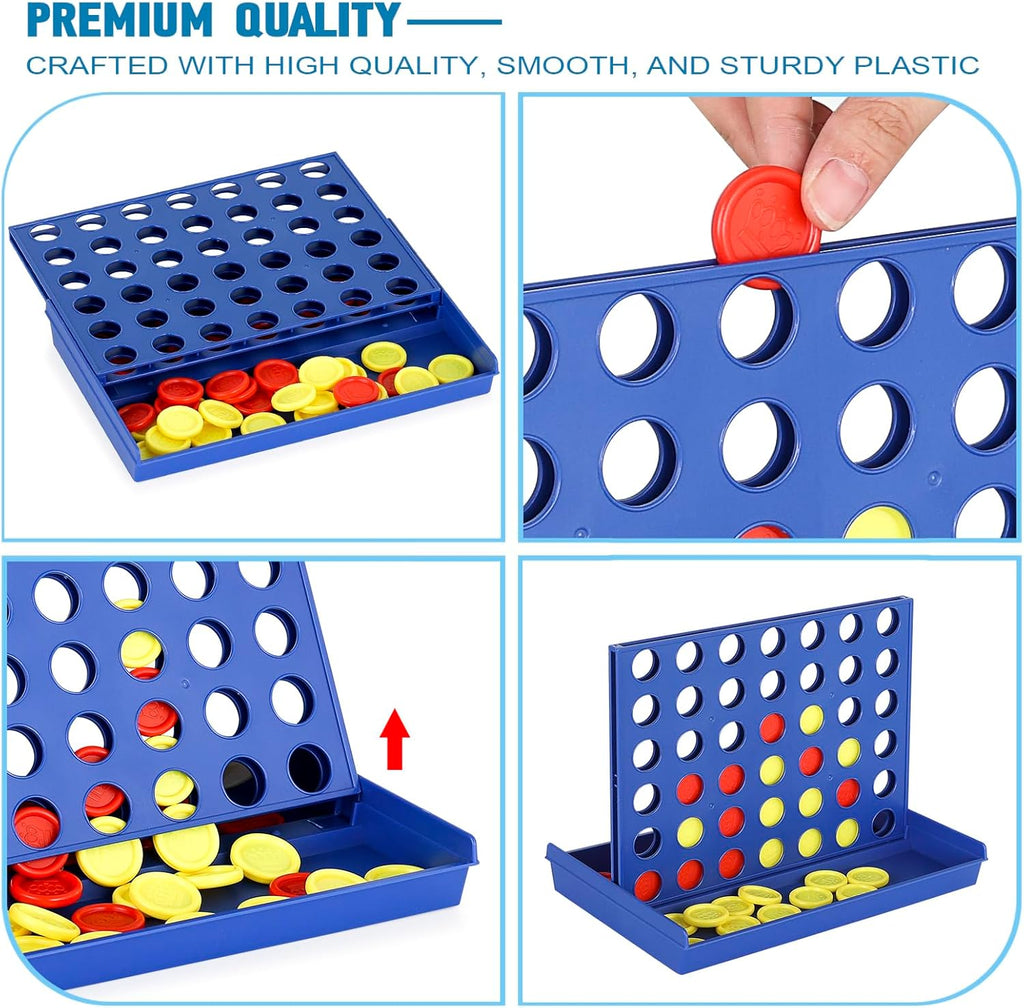Connect 4 GRAND FORMAT – Jeu de Stratégie Classique pour Deux Joueurs - Batal Games