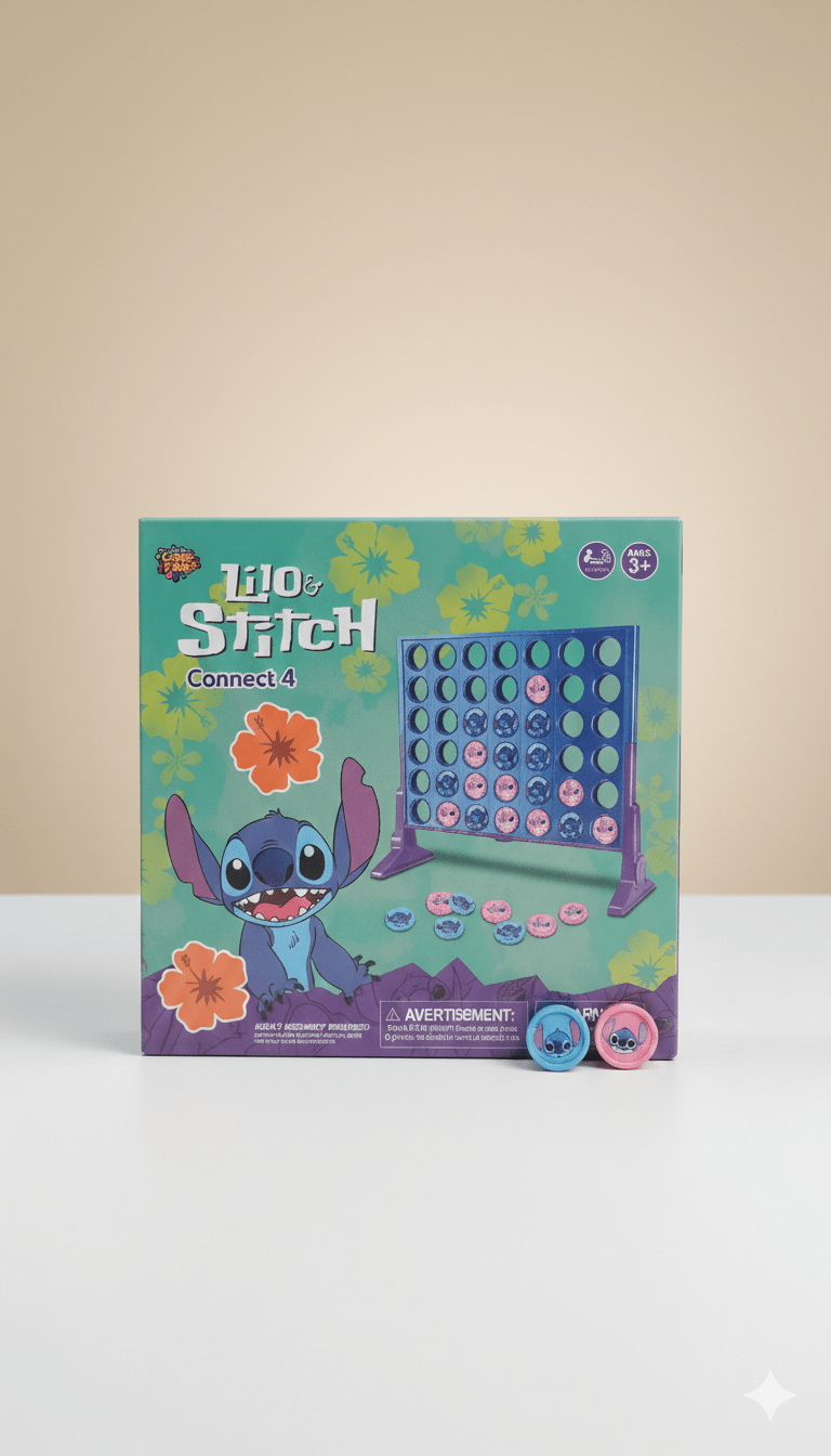 Connect 4 Lilo & Stitch – Édition Spéciale Grand Format - Batal Games