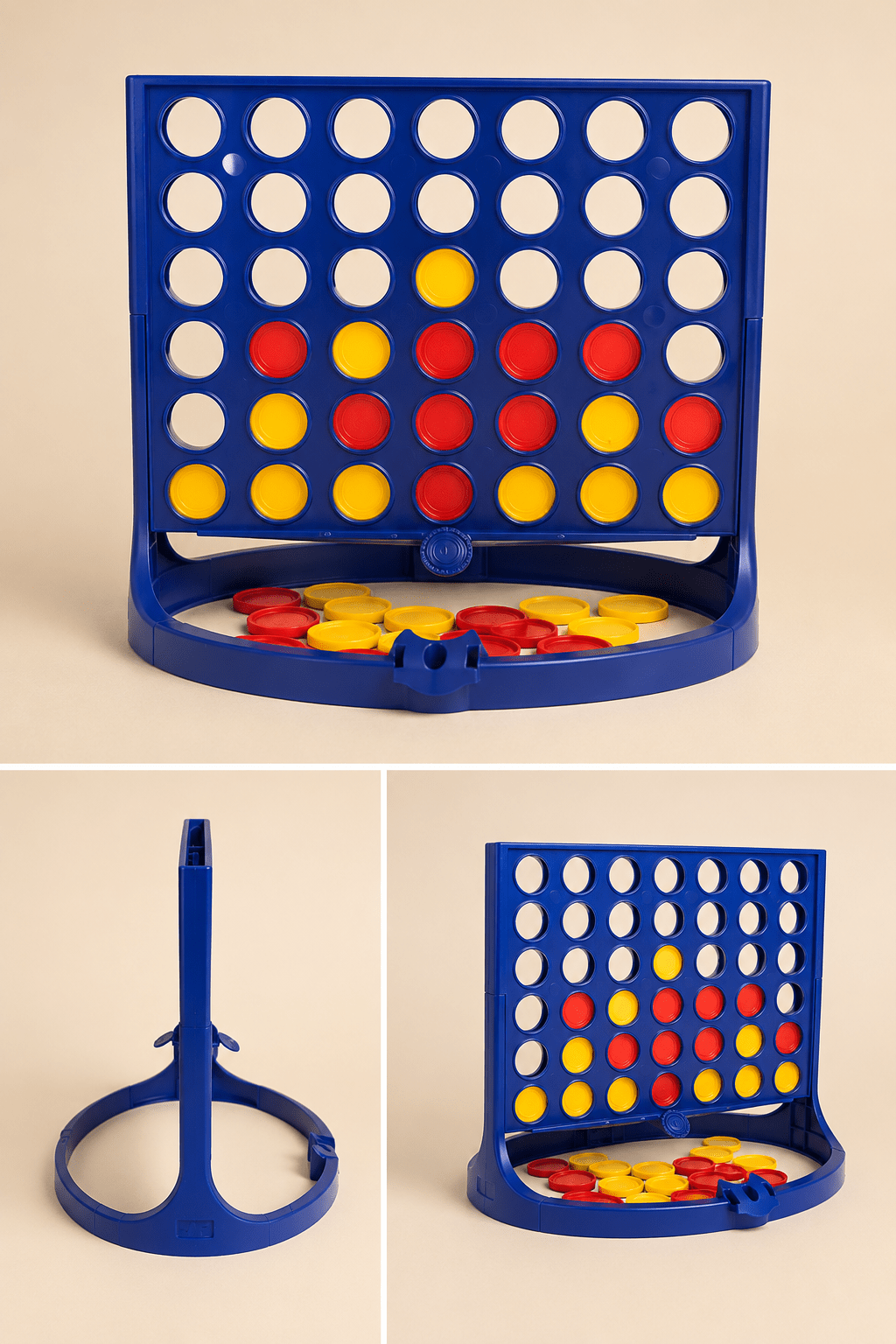 Connect4 PREMIUM – Grand Jeu 4 en Ligne Rigide pour Enfants et Famille - Batal Games