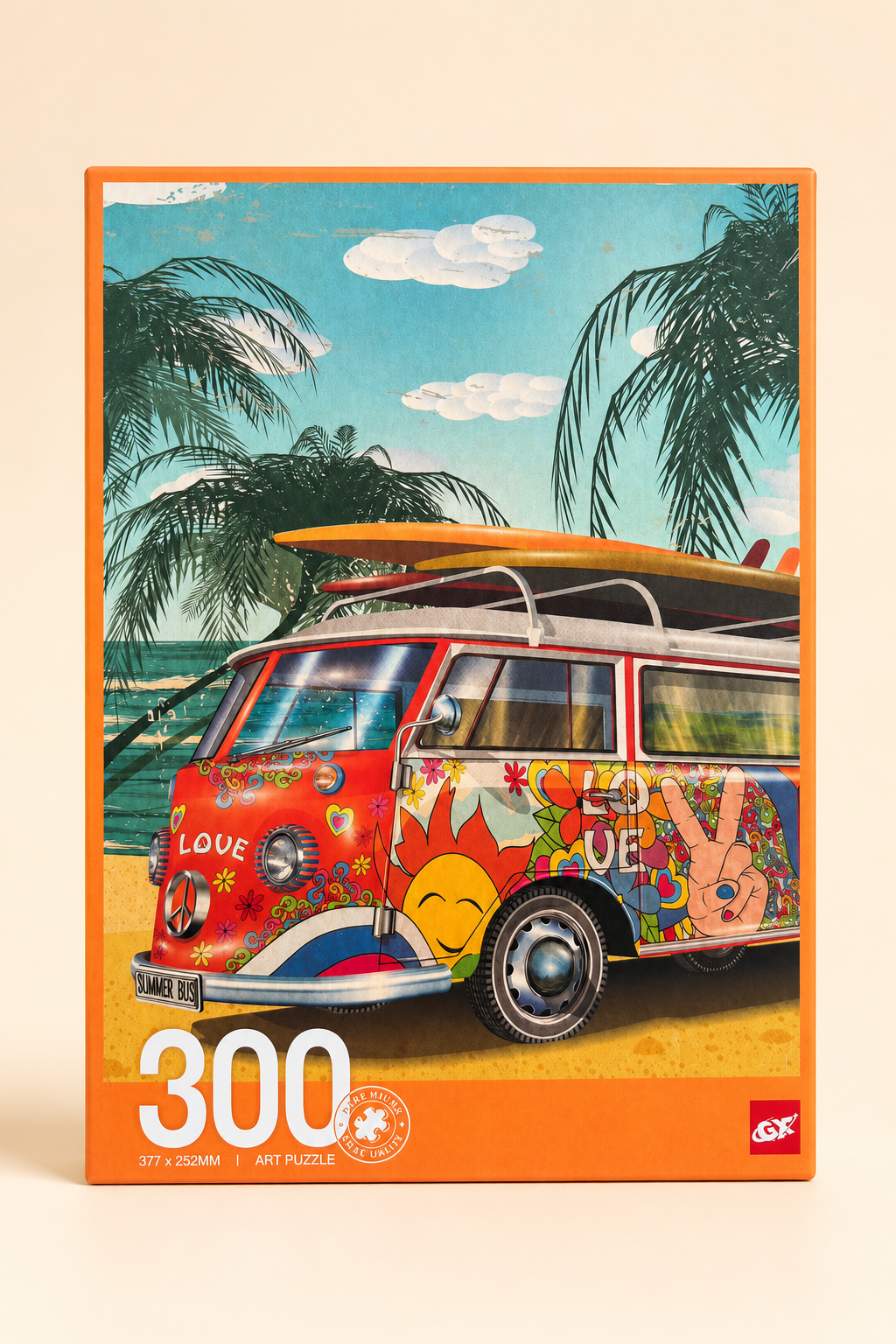 Puzzle GX 300 Pièces Van Surf Summer – Art Puzzle Style Vintage