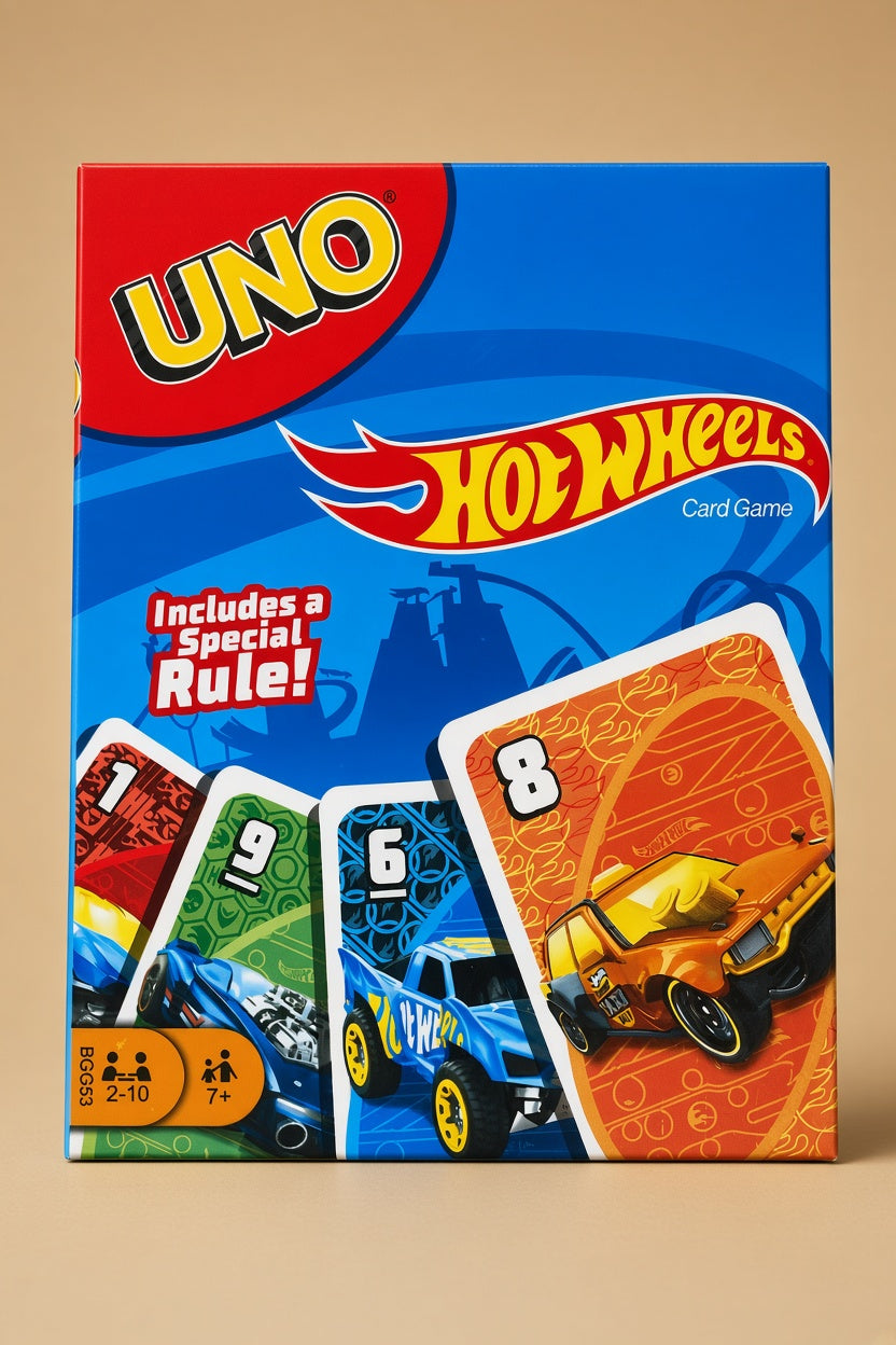 UNO Hot Wheels Card Game – Édition Spéciale – Livraison Gratuite
