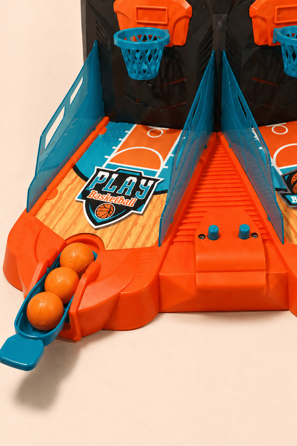 Jeu de Basketball Double pour Enfants – Mini Arcade Basket 2 Joueurs avec 6 Balles - Batal Games