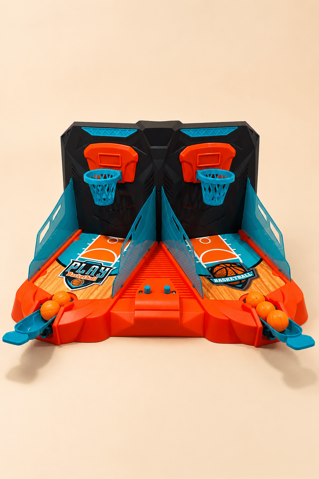 Jeu de Basketball Double pour Enfants – Mini Arcade Basket 2 Joueurs avec 6 Balles - Batal Games