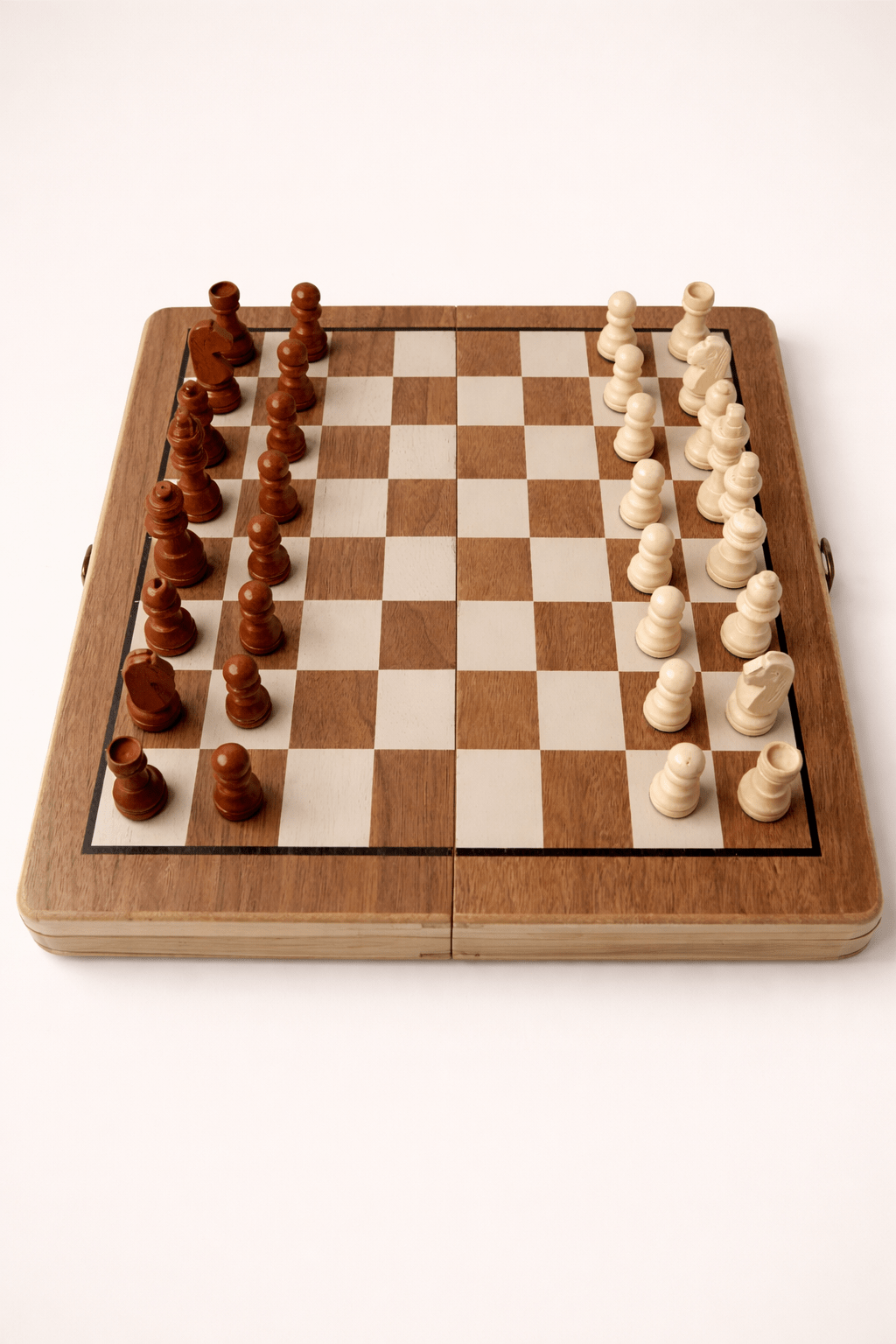 ♟️ Jeu d’Échecs en Bois Magnétique Pliable – Coffret Premium - Batal Games