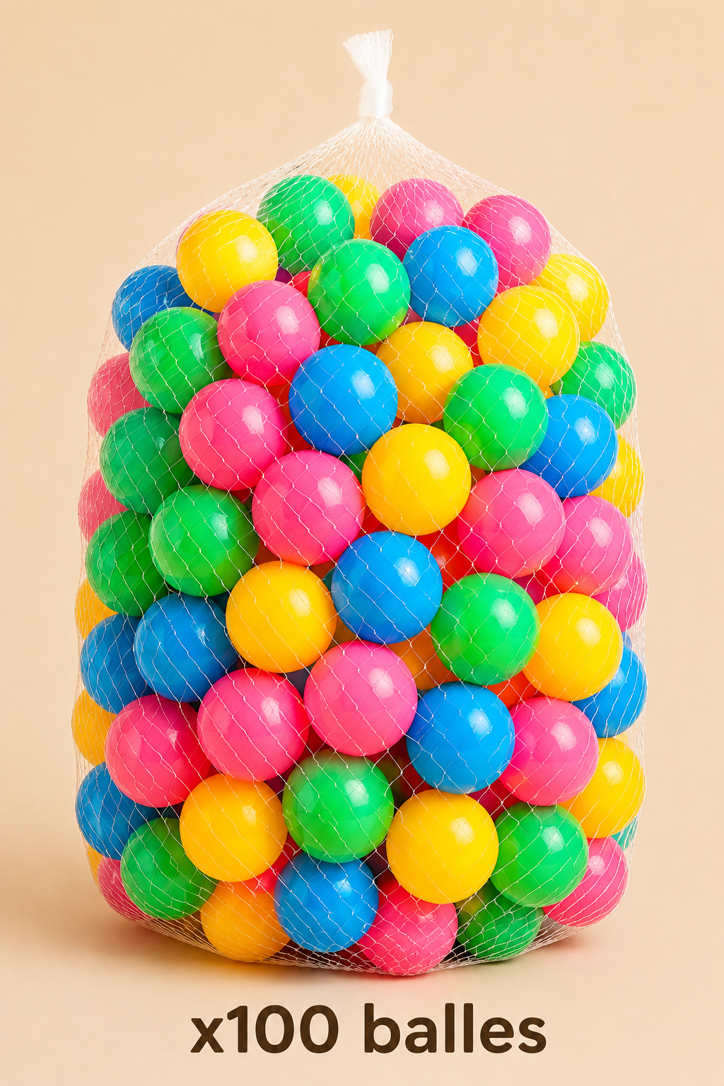 Lot de 100 Balles Colorées – Balles de Piscine à Balles pour Enfants - Batal Games