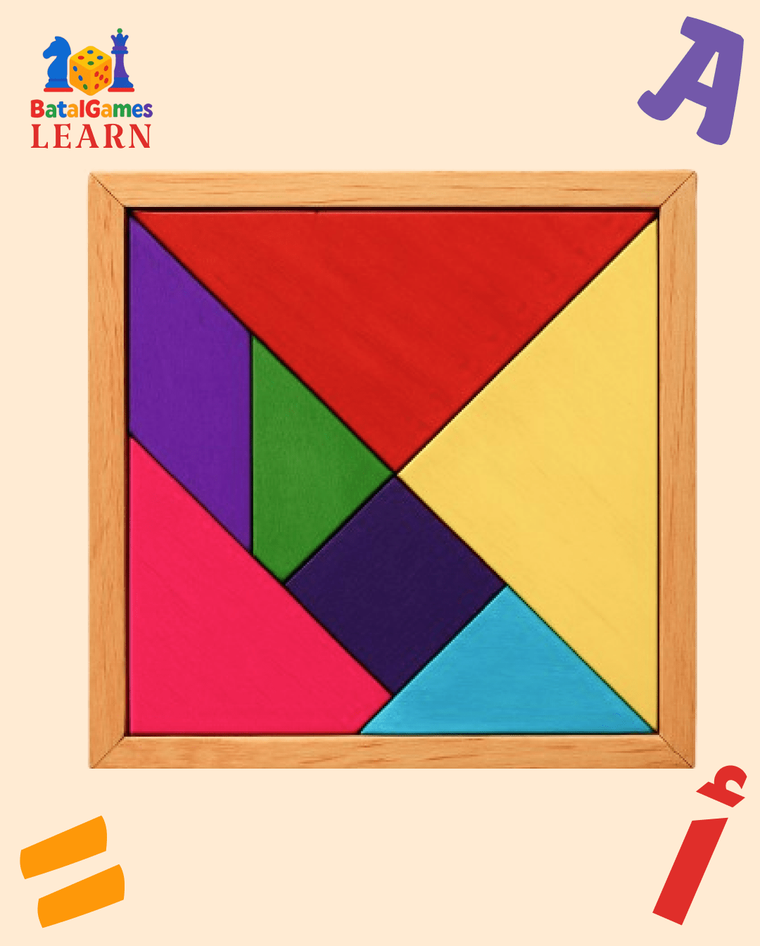 Mini Puzzle Montessori – Formes et couleurs éducatives - Batal Games