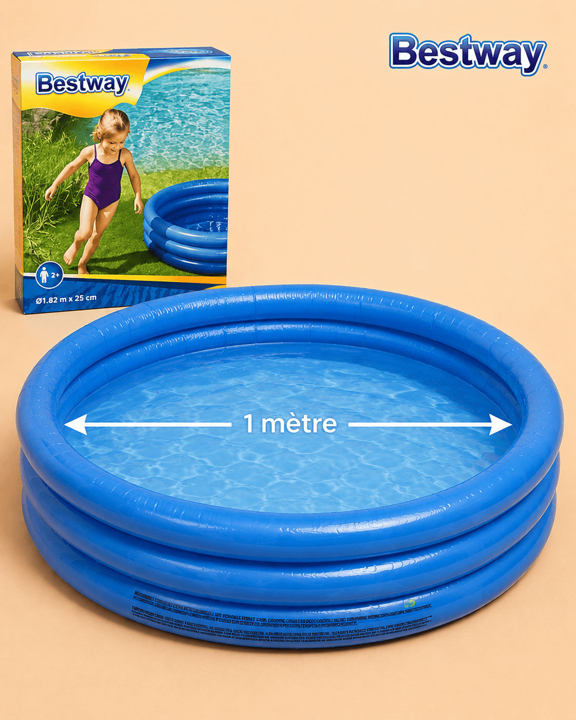 Piscine Gonflable Bestway 1 Mètre – Piscine Bleu pour Enfants - Batal Games