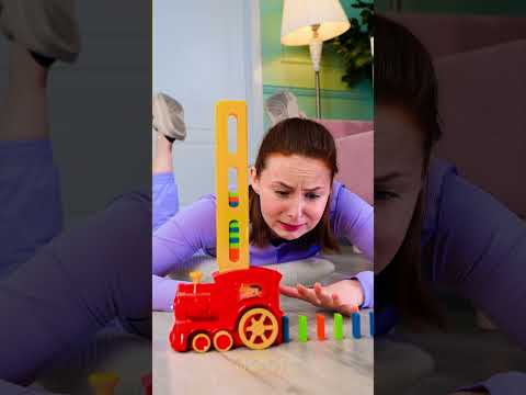 Train Domino Enfant – Jeu Éducatif avec Lumière & Son (60 Pièces)