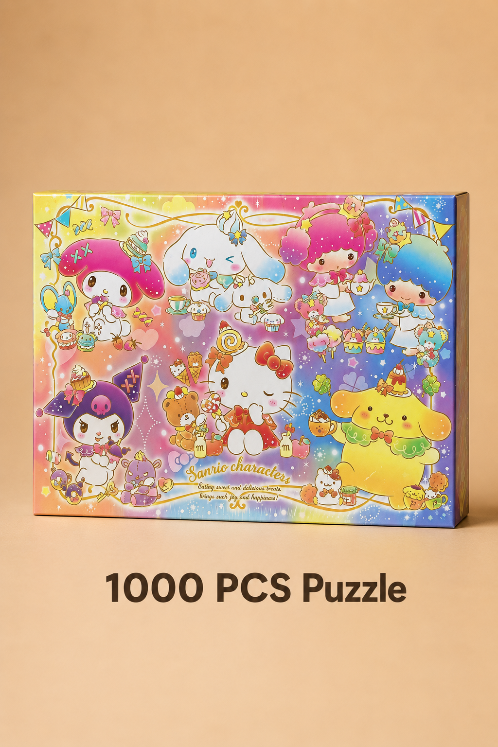 Puzzle 1000 Pièces Kawaii Coloré – Puzzle Personnages Mignons pour Enfants et Famille - Batal Games