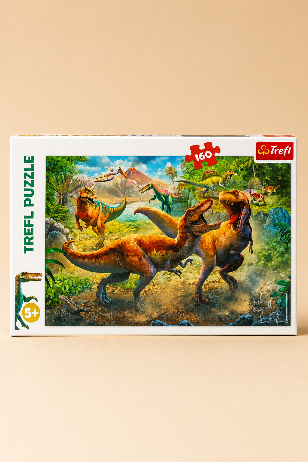Puzzle Trefl 160 Pièces Dinosaures – Puzzle Enfant 5+ Aventure Jurassique - Batal Games