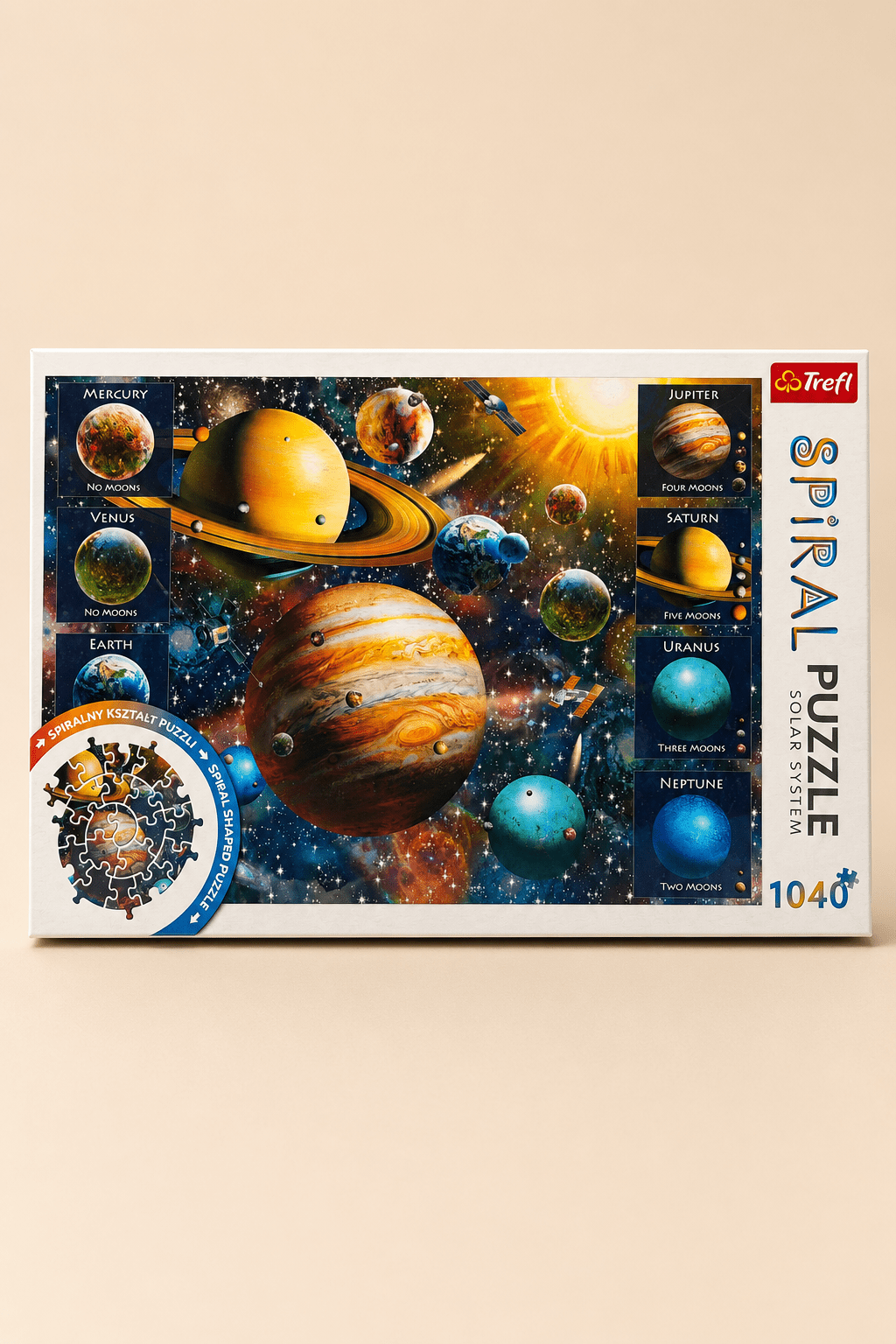 Puzzle Trefl Spiral 1040 Pièces Système Solaire – Puzzle Éducatif Espace - Batal Games