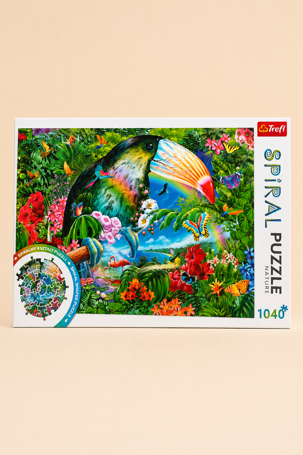 Puzzle Trefl Spiral 1040 Pièces Toucan Tropical – Puzzle Nature Premium - Batal Games