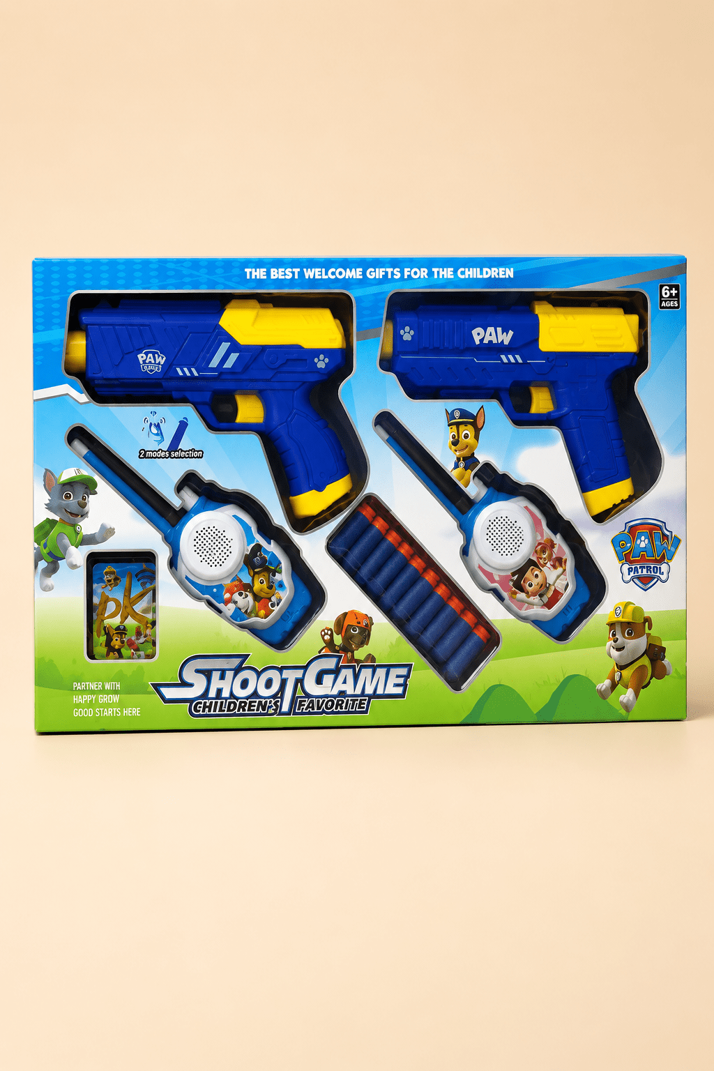 Set Pistolets Jouets Enfant avec Talkies - Walkies – Pack Shoot Game 6+ - Batal Games