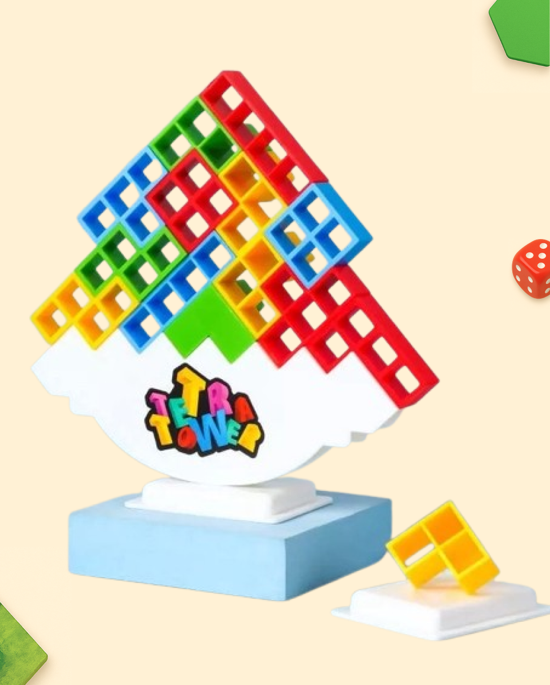 Tetris Tower – Jeu de Société d'Équilibre Stratégique pour Enfants et Adultes - Batal Games
