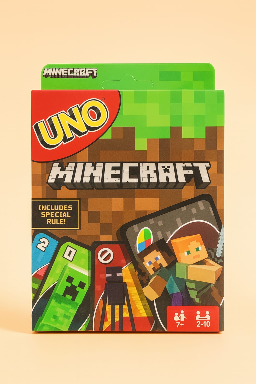 UNO Minecraft Edition – Édition Spéciale Inspirée du Célèbre Jeu Vidéo - Batal Games