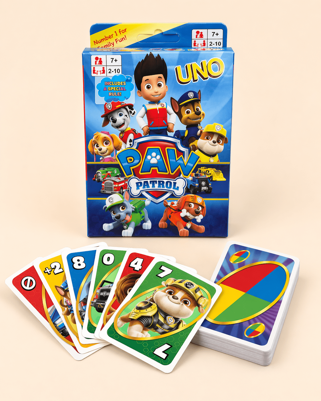 UNO Paw Patrol / La Pat’ Patrouille – Version Spéciale • Jeu de Cartes Familial • 2 à 10 Joueurs - Batal Games